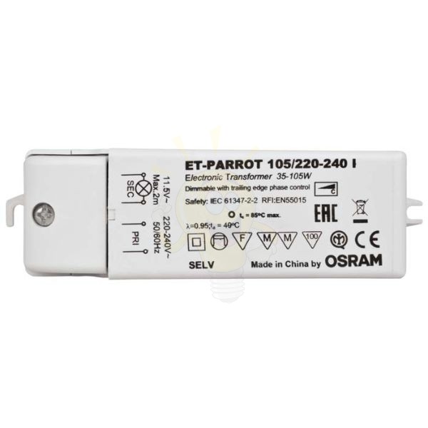 TRAFO 35-105W 12V AC DIMM   12V 105W
