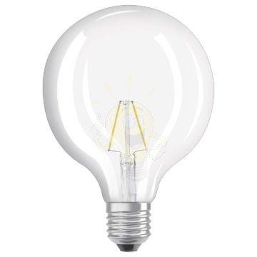 OSRAM Retrofit Globe 125   világos 230V E27 LED EQ25  2700K