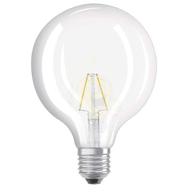 OSRAM Retrofit Globe 125   világos 230V E27 LED EQ25  2700K