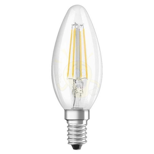 Kép OSRAM Retrofit gyertya alakú világos 230V E14 LED EQ40 2700K