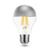 Filament A60 Silver Top LED izzó ezüst tetővel