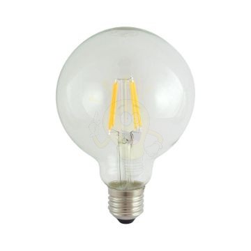 LED filament dekor izzó - G95 - 6 watt E27 720LM
