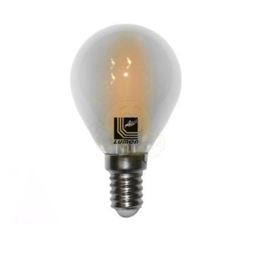 LED Filament Opál Mini G45 6W E14 Szabályozható Meleg fehér