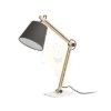 NIZZA 18/15 lámpabúra  Polycotton fekete/fehér PVC  max. 28W