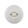 Fehér porcelán süllyesztett dimmer egyes porcelán kerettel