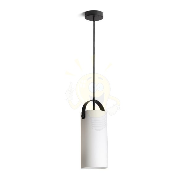 JULIETTA 31 függö lámpa opál üveg/fekete 230V E27 20W