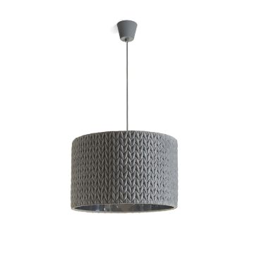 AINO 40 függö lámpa szürke króm 230V E27 28W