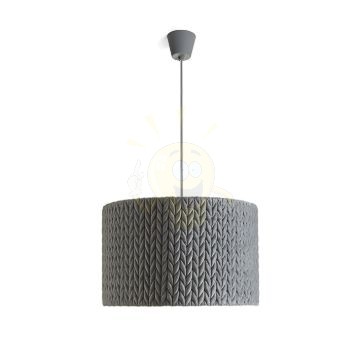 AINO 40 függö lámpa szürke króm 230V E27 28W