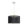GLAMOUR 35/20 függö lámpa fekete 230V E27 28W
