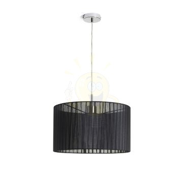 GLAMOUR 35/20 függö lámpa fekete 230V E27 28W