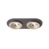 SHARM R II süllyesztett lámpa gyöngyházarany/barna  230V LED 2x10W 24°  3000K