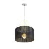 GLAMOUR 35/20 függö lámpa fekete 230V E27 28W