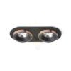 SHARM R II süllyesztett lámpa fekete/fekete réz 230V LED 2x10W 24°  3000K