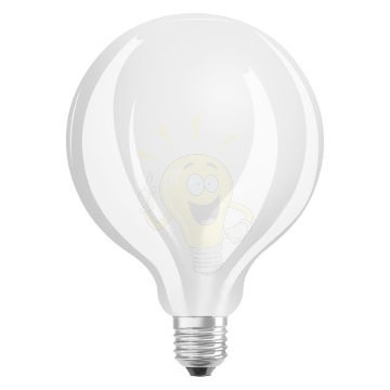 OSRAM Retrofit Globe 95 DIMM  opál üveg 230V E27 LED EQ75  2700K