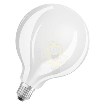 OSRAM Retrofit Globe 95 DIMM  opál üveg 230V E27 LED EQ75  2700K