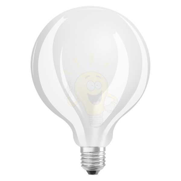 OSRAM Retrofit Globe 95 DIMM  opál üveg 230V E27 LED EQ100  2700K