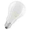 Matt búrás OSRAM E27 LED fényforrás 2700K meleg fénnyel