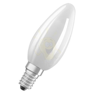 OSRAM Retrofit gyertya alakú DIMMER  matt 230V E14 LED EQ60  2700K