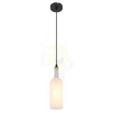 Borosüveg függeszték lámpa LEVITO