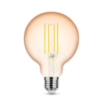LED Filament Antikolt Gömb G95 4W E27 320° 1800K (300 lumen)