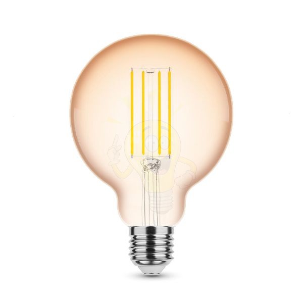 LED Filament Antikolt Gömb G95 4W E27 320° 1800K (300 lumen)