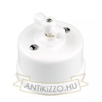 Forgó kapcsoló, falonkívüli, fehér, alternatív, 106