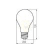 Kép LED fényforrás XLED STEPDIM XLEDA60 7W-WW-STEPDIM