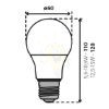 LED fényforrás IQ-LEDDIM A60 IQ-LEDDIM A60 7,3W-NW