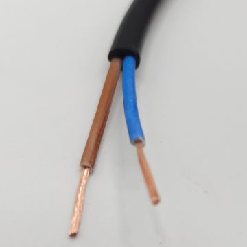 MT (H05VV-F) 2X0,75 MM2 FEKETE kerek