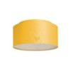 DOUBLE 55/30 lámpabúra Polycotton fekete/fehér PVC max. 23W