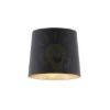 CONNY 35/30 állólámpa búra Polycotton fekete/fehér PVC max. 23W