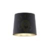 CONNY 35/30 állólámpa búra Polycotton fekete/fehér PVC max. 23W