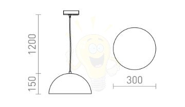 GLADYS 30 egy áramkörös sínre fekete/aranysárga 230V LED E27 15W
