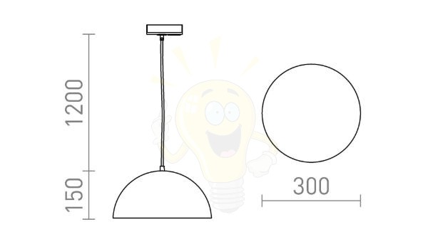GLADYS 30 egy áramkörös sínre fehér/fehér 230V LED E27 15W
