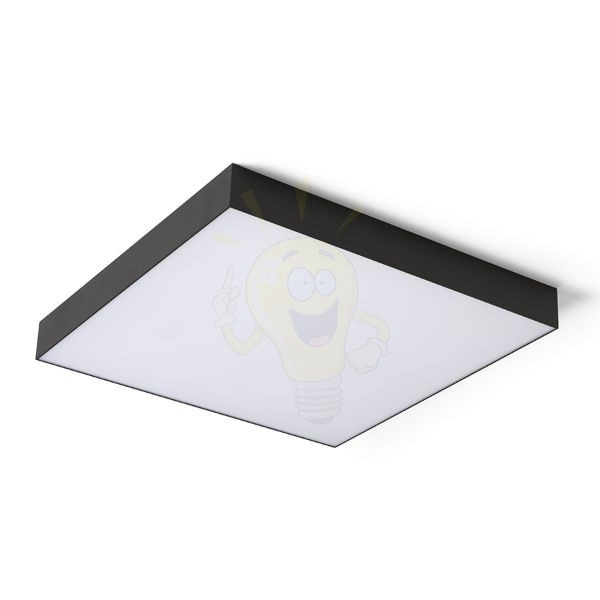 LARISA SQ 60 DIMM mennyezeti lámpa fekete 230V LED 100W 3000K 4000K 6500K