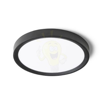 LANA 23 felületre szerelhető fekete műanyag 230V LED 18W  3000K 4000K 6000K