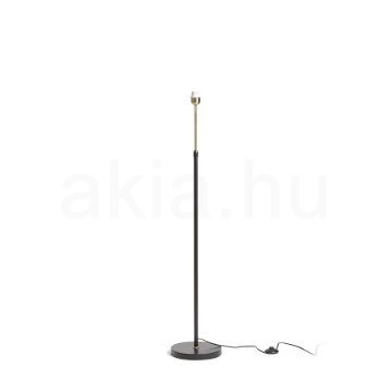 EMMETT állólámpa talapzat fekete antikolt sárgaréz 230V LED E27 15W