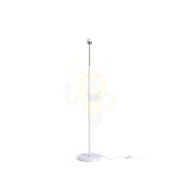 EMMETT állólámpa talapzat fehér króm 230V LED E27 15W