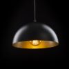 GLADYS 30 függő lámpa fekete/aranysárga  230V LED E27 15W