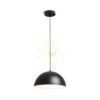 GLADYS 30 függő lámpa fekete/fehér  230V LED E27 15W