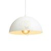 GLADYS 30 függő lámpa fehér/fehér  230V LED E27 15W
