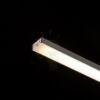 LED PROFILE G felületre szerelhető 1m fehér matt akrilát/alumínium 
