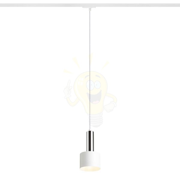 GIULIA 12 egy áramkörös sínre fehér króm 230V LED E27 11W