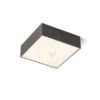 LARISA SQ 17 DIMM mennyezeti lámpa fekete 230V LED 15W 3000K
