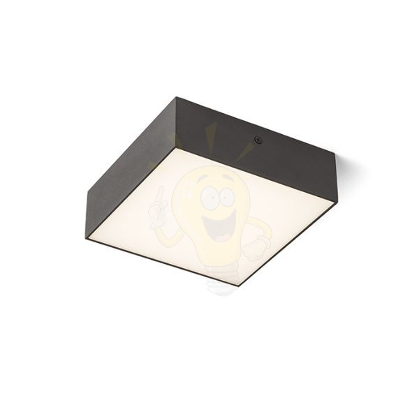 LARISA SQ 17 DIMM mennyezeti lámpa fekete 230V LED 15W 3000K
