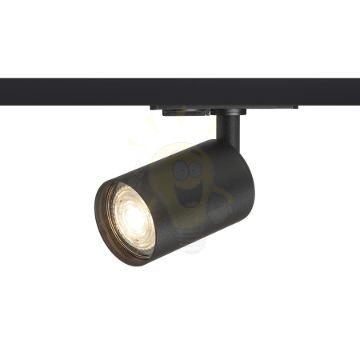 DUDE egyfázisú áramkörös sínre fekete  230V LED GU10 9W