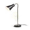 ANIKA asztali lámpa matt fekete matt nikkel 230V LED E27 15W