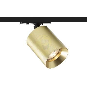 DARIO egyfázisú áramkörös sínre  szálcsiszolt sárgaréz 230V LED GU10 9W