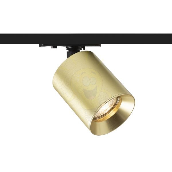 DARIO egyfázisú áramkörös sínre  szálcsiszolt sárgaréz 230V LED GU10 9W
