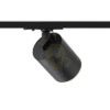 DARIO egyfázisú áramkörös sínre fekete szálcsiszolt sárgaréz 230V LED GU10 9W